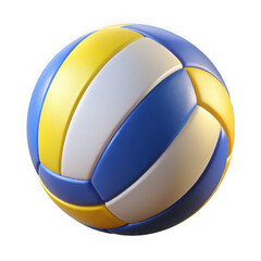 Fototapeta premium 3d volleyball ball isolated on transparent background