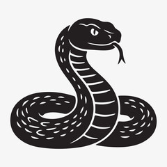 Fototapeta premium Snake silhouette