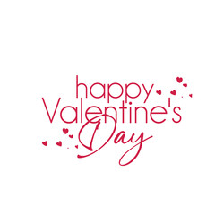 Fototapeta premium Happy Valentine's Day 14 February illustration with With Young Couple Silhouette Romantic happy loving couple. Vector illustration