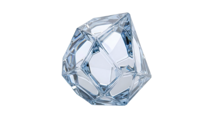 Abstract Crystal Sculpture