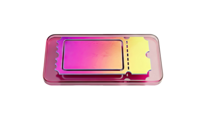 Holographic Ticket Icon