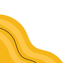 Blob Corner Border Illustration