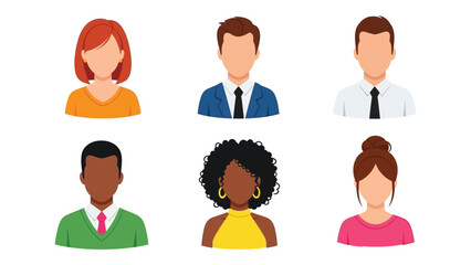 Diverse avatars represent different individuals in a collection.