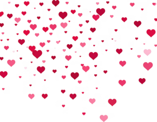 Small heart confetti design.