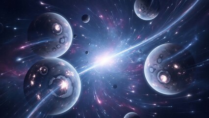 Cosmic space universe illustration