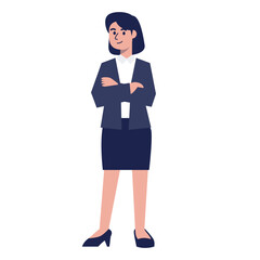 Obraz premium Professional Business Executive Character