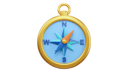 3D Rendered Compass