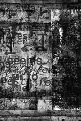 Abstract grunge lettering background. Urban cyber punk  illustration	