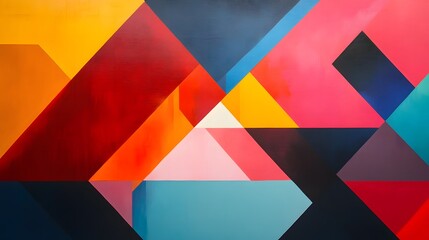 abstract colorful background with triangles