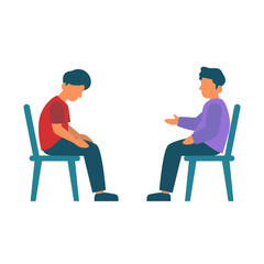 Mental Health Therapy Concept Vector