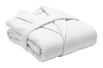 Cozy white blanket home textile product comfort isolated on transparent background