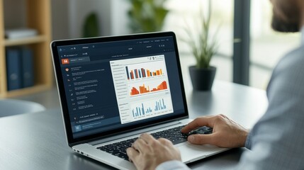 Customer service interaction online data analysis modern office close-up enhancing communication effectiveness