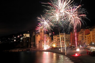 Camogli Liguria New Year's Eve 2025 2026 fireworks