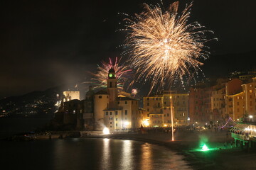 Camogli Liguria New Year's Eve 2025 2026 fireworks