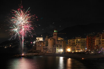 Camogli Liguria New Year's Eve 2025 2026 fireworks