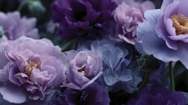 close up of purple flower