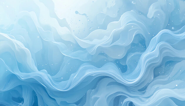 Soft pastel blue abstract background, minimal style, high resolution - Powered by Adobe