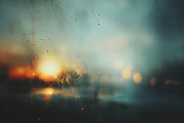 An abstract composition featuring faded textures and soft light, creating a dreamlike atmosphere.