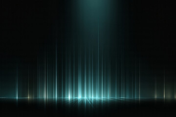 Abstract background featuring glowing lines in a dark setting.