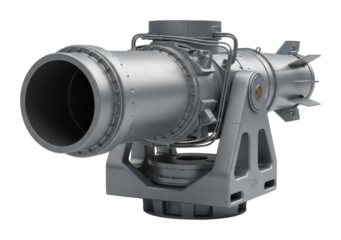 Military action equipment factory model industrial isolated on transparent background