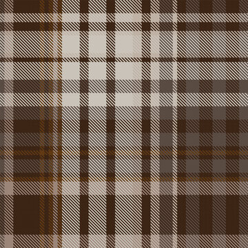 Brown Asymmetric Plaid textured seamless pattern