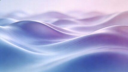 Obraz premium Abstract Purple and Blue Gradient Waves