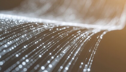 Neural Network Big Data Flow Visualization, Binary Code Matrix, AI Machine Learning Abstract Background, Quantum Computing, Cyber Security, Futuristic Technology