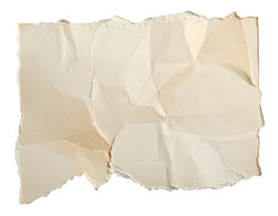 Obraz premium Crumpled Paper Texture Surface Closeup.