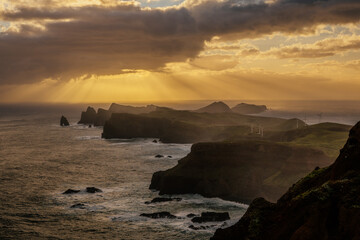 Sao Lourenco trail and viewpoint in Madeira, Portugal	
