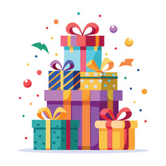 Colorful gift boxes