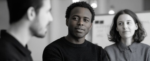 the office team is a hive buzzing with bright ideas and creativity during brainstorming