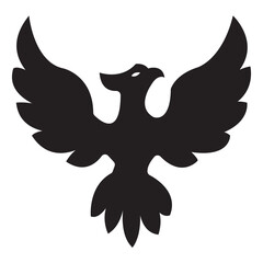 Mythical Phoenix and Bull Icon Set. Collection of phoenix and bull mythical creature icons in line and solid styles, suitable for logos, branding, tattoos, and fantasy design.EPS10/AI.

