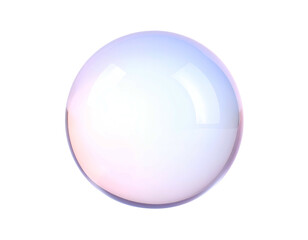 White Pearl Jewel Shining Round Ornament.