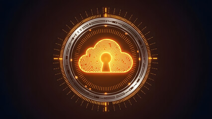 Secure cloud storage with fingerprint and keyhole