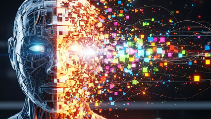 Futuristic AI Control Room With Advanced Digital Interfaces And Global Data Visualization