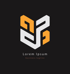 Company business logo design created in a clean and modern vector style, featuring a professional brand mark suitable for corporate identity, startups, offices, websites, stationery and business brand