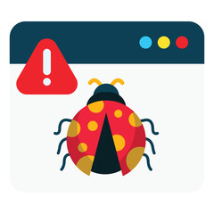 Desktop Bug icon design