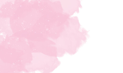 Pastel pink watercolor paint brush glitter for wedding elements. or card templates for greetings or invitations on valentines Day background.Colorful hand painted texture.