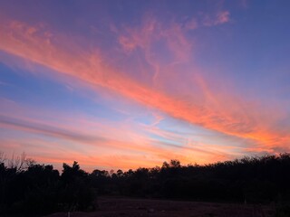 Fototapeta premium sunset in the mountains