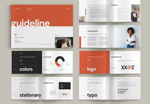 Brand Guidelines Brochure Layout