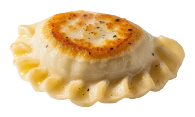 Delicious pierogi dish home kitchen food warm isolated on transparent background