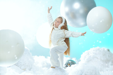 Obraz premium Winter Angel Balance