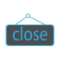 device vector icon is being closed