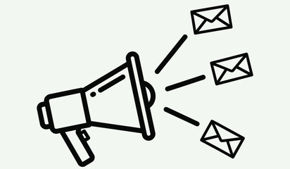 Megaphone announces emails flying out loud communication