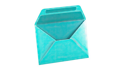 Open Teal Envelope