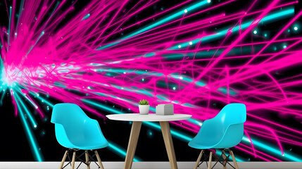 Turquoise Pink Blast