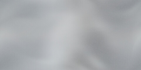 Obraz premium Grainy gray blurred mirror surface with noise overlay texture and gradient mesh. Vintage bg with shadows and dim light. Glossy silver background with reflection and smooth sheen. Vector illustration