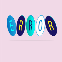 vector icon of device or web, site, is having error