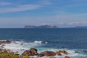 View of the Cies Islands
