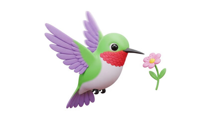 Obraz premium A colorful seagull figurine with outstretched wings stands on a rock, showcasing its vibrant feathers and detailed design, viewed from the side.